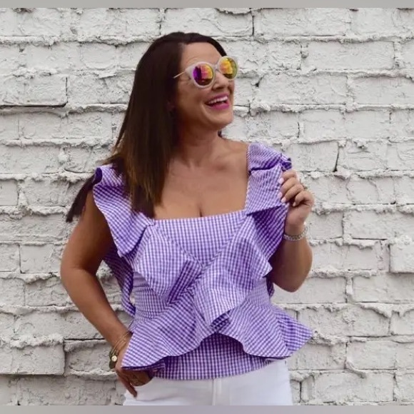 Petersyn Lavender Tate Top EUC Sz Small - Picture 5 of 16